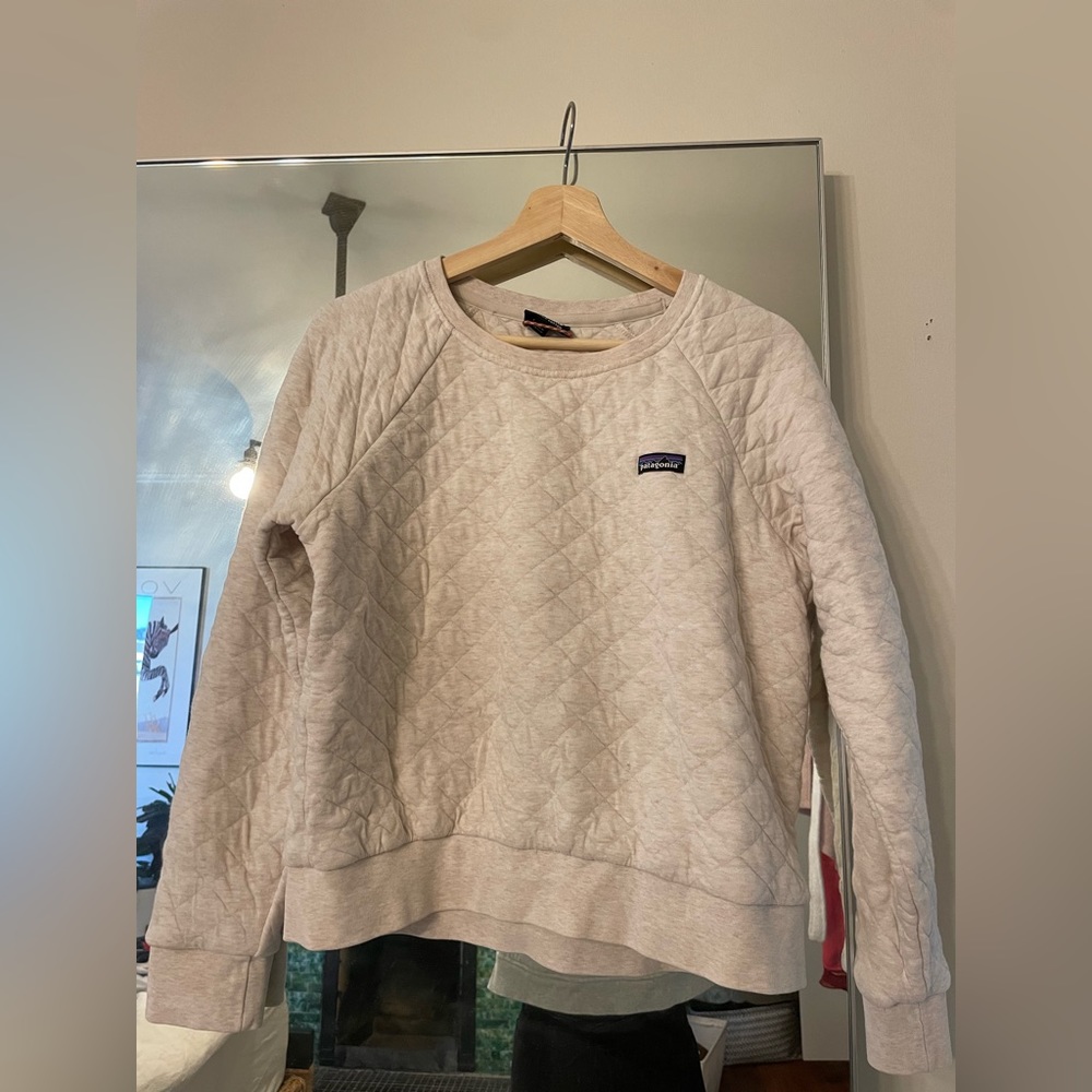Patagonia quilted crewneck